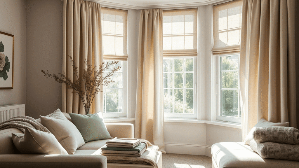 Exellena hand tailored curtains linens organic towels